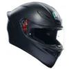 AGV K1 S Matt Black -Motorkleding agv k1 s matt black 029 full face helmet integralhelm casque integral kask casco integral 1 1