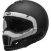 BELL Broozer Cranium Matte Black-White -Motorkleding broozer cranium matte black white modular helm casque kask casco 1 1