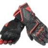 Dainese Carbon D1 Long Black Fluo-Red Gloves Black