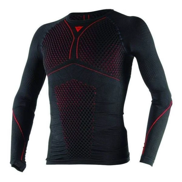 Dainese D-Core Thermo Tee LS Black Red 3 Dainese D-Core Thermo Tee LS Black Red