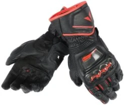 Dainese Druid D1 Long Black Fluo-Red Gloves