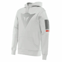 Dainese Fade Hoodie Glacier-Gray/Dark-Gray/Red