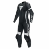 Dainese Grobnik Lady Leather 1PC Suit Perf. Schwarz/Schwarz/Weiss -Motorkleding dainese grobnik lady leather 1pc suit perf black black white one piece suit 1 teiler overall combinaison 1 piece traje tulum 1 1