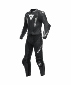 Dainese Laguna Seca 5 2PCS Motorpak Tweedelig Schwarz/Schwarz/Weiss