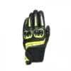 Dainese Mig 3 Unisex Leather Gloves Black/Fluo-Yellow -Motorkleding dainese mig 3 unisex black yellow motorcycle gloves handschuhe gants handschoenen eldivenleri guantes 1 2