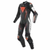 Dainese Misano 2 D-Air Lady Perf. 1-P Suit Black-White-Fluo-Red -Motorkleding dainese misano 2 d air lady perf 1 p suit black white fluo red one piece suit 1 teiler overall combinaison 1 piece traje tulum 1 10