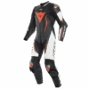Dainese Misano 2 D-Air Perf. 1-P Suit Black-White-Fluo-Red -Motorkleding dainese misano 2 d air perf 1 p suit black white fluo red one piece suit 1 teiler overall combinaison 1 piece traje tulum 1 10