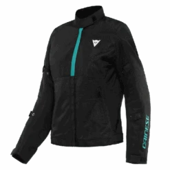 Dainese Risoluta Air Tex Lady Jacket Black Acqua-Green