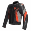 Dainese Super Rider 2 Absoluteshell Motorradjacke Schwarz/Dunkel-Gull-Grau/Fluo-Rot -Motorkleding dainese super rider 2 absoluteshell jacket black dark gull gray fluo red motorradjacke blouson veste motorjas mont chaqueta 1 2