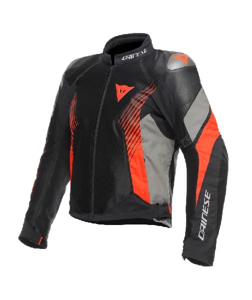 Dainese Super Rider 2 Absoluteshell Motorradjacke Schwarz/Dunkel-Gull-Grau/Fluo-Rot 3 Dainese Super Rider 2 Absoluteshell Motorradjacke Schwarz/Dunkel-Gull-Grau/Fluo-Rot