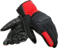 Dainese Thunder Gore-Tex Gloves Black Red - Short Gloves - Handschoenen