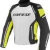 Dainese Racing 3 D-Dry Jacket Gray/Black/Yellow -Motorkleding dainese racing 3 d dry jacket jacke veste motorjas chaqueta mont grey black yellow 1 6