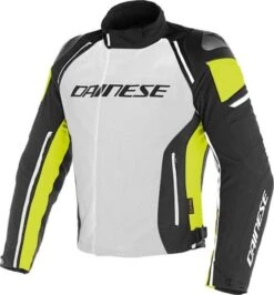 Dainese Racing 3 D-Dry Jacket Gray/Black/Yellow
