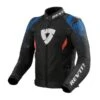 Revit Quantum 2 Air Tex Jacket Black-Blue -Motorkleding fjt295 1300mf 300rgb08 w