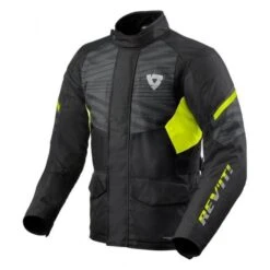 Revit Duke H2O Jacket Black-Fluo Yellow