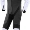 Icon Hypersport 1-P Suit White/Black -Motorkleding icon hypersport 1 p suit white black one piece suit 1 teiler overall combinaison 1 piece traje tulum 1 9