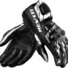 Revit Quantum 2 Gloves White-Black - Long Gloves - Handschoenen -Motorkleding revit quantum 2 white black gloves handschuhe gants handschoenen eldivenleri guantes 1 1