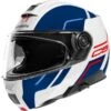 Schuberth C5 Master White-Blue -Motorkleding schuberth c5 master white blue 253 modular helmet klapphelm casque modulaire systeemhelm kask casco modular 1