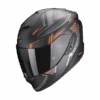 Scorpion EXO-1400 EVO AIR SHELL Matt Black-Orange -Motorkleding scorpion exo 1400 evo air shell black orange full face helmet integralhelm casque integral kask casco integral 1 3