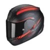Scorpion EXO-390 Sting Matt Black-Red -Motorkleding scorpion exo 390 sting black red full face integralhelm casque integral kask casco integral 1 2