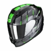 Scorpion EXO-520 EVO AIR MAHA Black-Green -Motorkleding scorpion exo 520 evo air maha black green full face helmet integralhelm casque integral kask casco integral 1 3