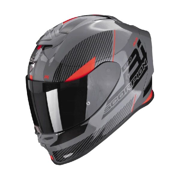 Scorpion EXO-R1 EVO AIR FINAL Grey-Black-Red 3 Scorpion EXO-R1 EVO AIR FINAL Grey-Black-Red