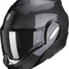 Scorpion EXO-TECH CARBON SOLID Black 1 Scorpion EXO-TECH CARBON SOLID Black -Motorkleding scorpion exo tech carbon solid black modular helm casque kask casco 1 1