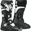 Sidi Flame Black-White -Motorkleding sidi flame black white motorcycle boots motorradstiefel motorlaarzen bottes botas botlar 1 1